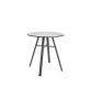 HARMONY 29″ Round Bistro Table | Gray with Light Gray HPL Top