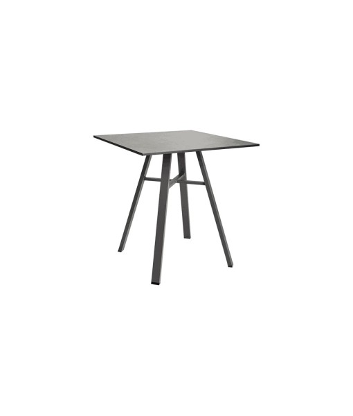 HARMONY 29″ Square Bistro Table | Gray with Light Gray HPL Top 