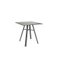 HARMONY 29″ Square Bistro Table | Gray with Light Gray HPL Top 
