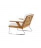 BOOMERANG Lounge Chair with Seat and Back Cushions