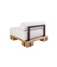 KRIOS Lounge Chair with Seat and Back Cushions and Pillow