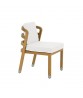 LINLEY Dining Side Chair with Seat and Back Cushions