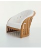 PICKET Lounge Chair with Seat and Back Cushions 