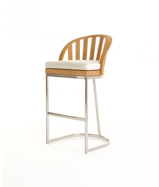 PICKET Bar Chair With Seat Cushion ...