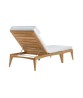 SMOOTHIE Two Piece Chaise With Seat And Back Cushions