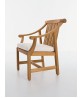 SUMMIT CLASSICS Ski Jump Dining Arm Chair With Cushion