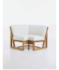 SUMMIT MODULAR Square Corner Section With Seat And Back Cushions