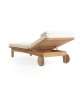X COLLECTION Adjustable Chaise With Cushion