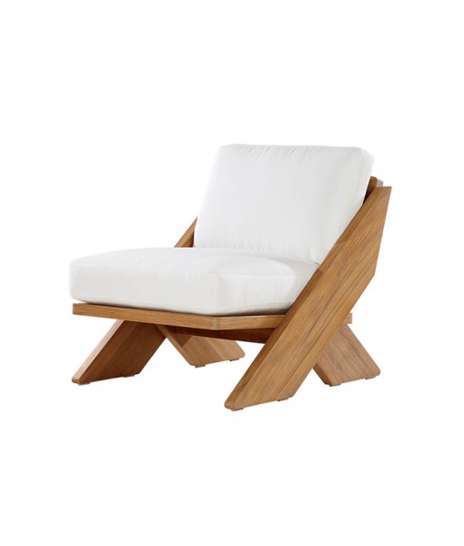 X COLLECTION Slipper Chair With Seat And Back Cushions