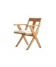X COLLECTION Dining Arm Chair With Seat Cushion