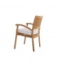 SUNDECK Stacking Dining Arm Chair With Cushion