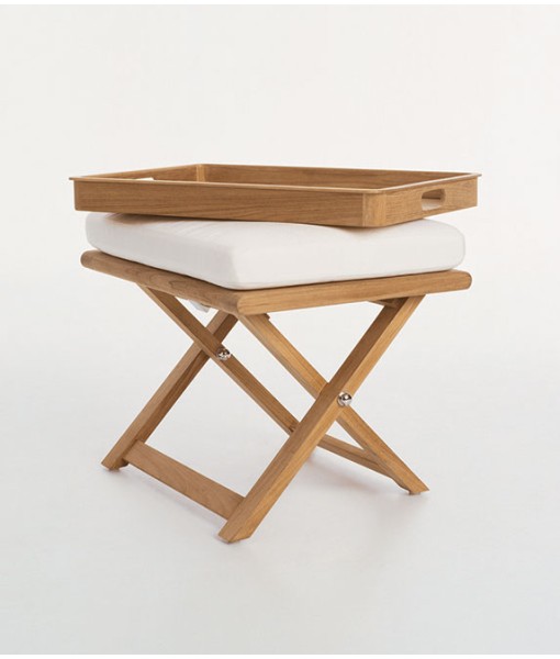 SUNDECK Folding Footrest/Table With Cushion And ...