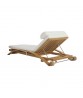 SUNDECK Stacking Adjustable Chaise With Cushion