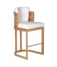 ARC Bar Chair With Seat And Back Cushions