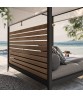GRID Cabana - Teak Back & Roof Screens