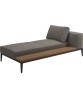 GRID Left / Right Chaise Unit Teak