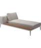 GRID Left / Right Chaise Unit Teak