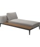 GRID Left / Right Chaise Unit Teak