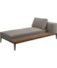 GRID Left / Right Chaise Unit Teak
