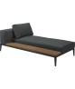 GRID Left / Right Chaise Unit Teak
