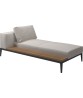 GRID Left / Right Chaise Unit Teak