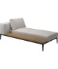 GRID Left / Right Chaise Unit Teak