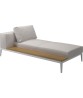 GRID Left / Right Chaise Unit Teak