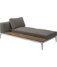 GRID Left / Right Chaise Unit Teak