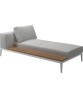 GRID Left / Right Chaise Unit Teak