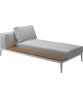 GRID Left / Right Chaise Unit Teak