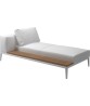 GRID Left / Right Chaise Unit Teak