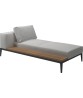 GRID Left / Right Chaise Unit Teak