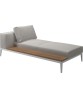 GRID Left / Right Chaise Unit Teak
