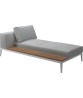 GRID Left / Right Chaise Unit Teak