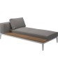 GRID Left / Right Chaise Unit Teak