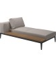 GRID Left / Right Chaise Unit Teak