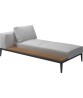 GRID Left / Right Chaise Unit Teak