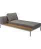 GRID Left / Right Chaise Unit Teak