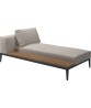 GRID Left / Right Chaise Unit Teak