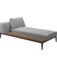 GRID Left / Right Chaise Unit Teak