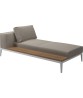 GRID Left / Right Chaise Unit Teak
