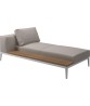 GRID Left / Right Chaise Unit Teak