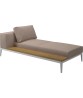 GRID Left / Right Chaise Unit Teak
