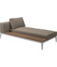 GRID Left / Right Chaise Unit Teak