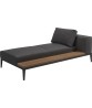 GRID Left / Right Chaise Unit Teak