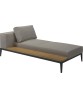 GRID Left / Right Chaise Unit Teak