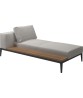 GRID Left / Right Chaise Unit Teak