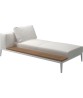 GRID Left / Right Chaise Unit Teak
