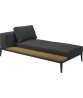 GRID Left / Right Chaise Unit Teak