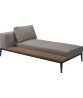 GRID Left / Right Chaise Unit Teak